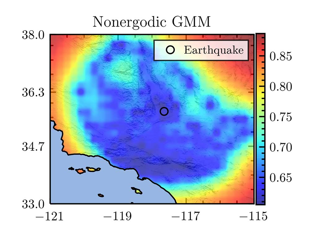Non-ergodic based ground shaking for Ridgecrest