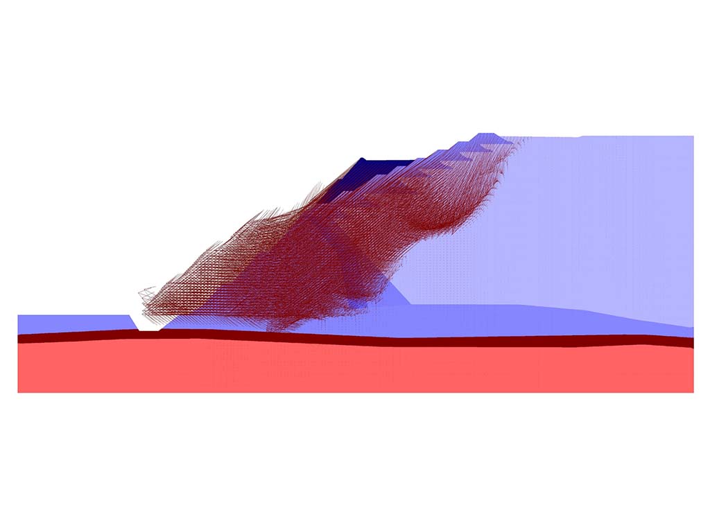 Numerical simulation of the CADIA failure (in collaboration with Dr. Alba Yerro)